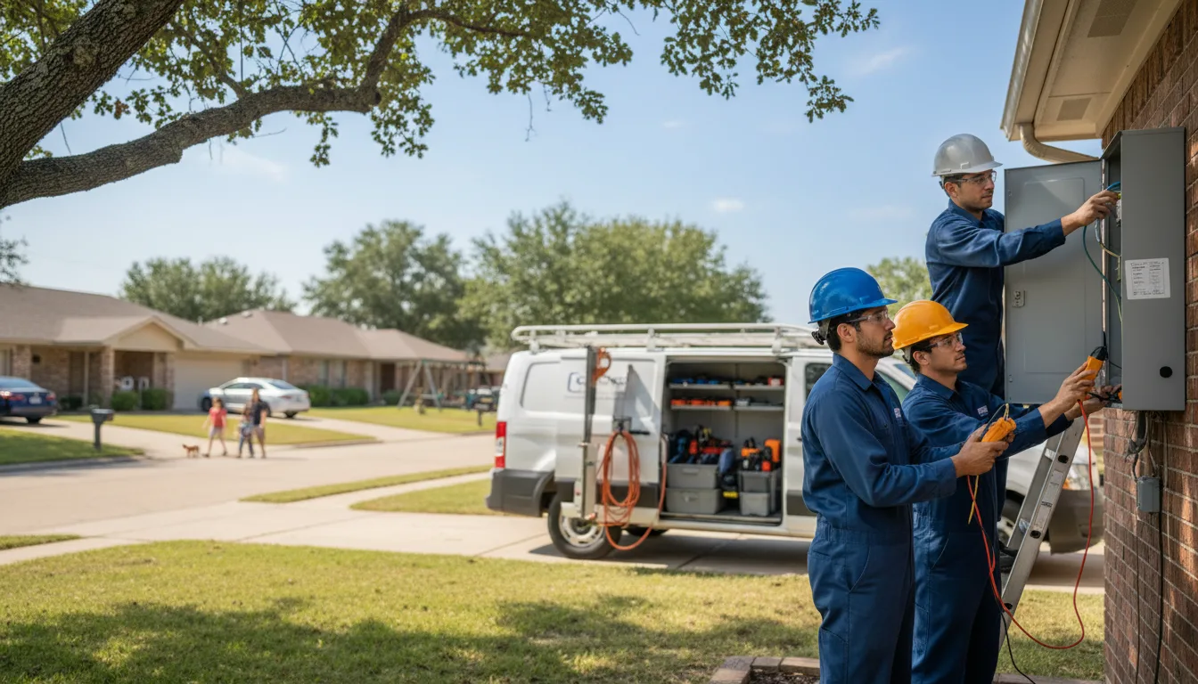 Certified electrician providing emergency electrical services in Mendon, MO